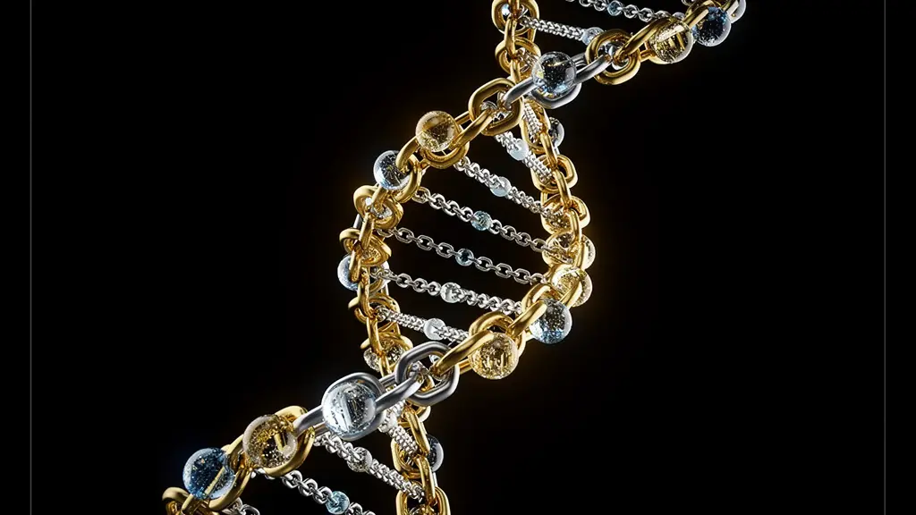 Vue microscopique de la structure de la kératine montrant les ponts disulfures entre les acides aminés soufrés
